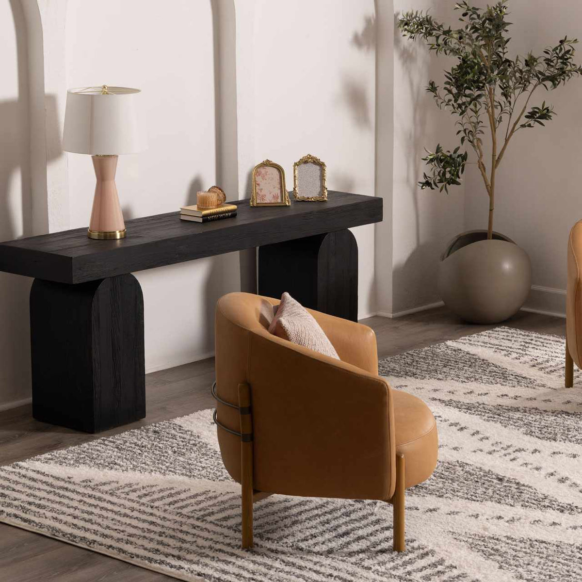 Trunding Plush Area Rug - Quarter Circle AK Boutique