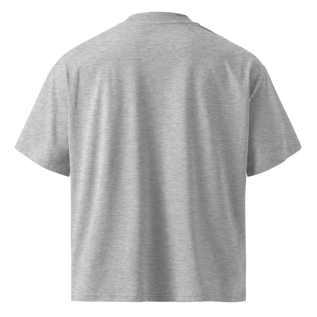 Unisex Organic Oversized High Neck T-Shirt - Quarter Circle AK Boutique