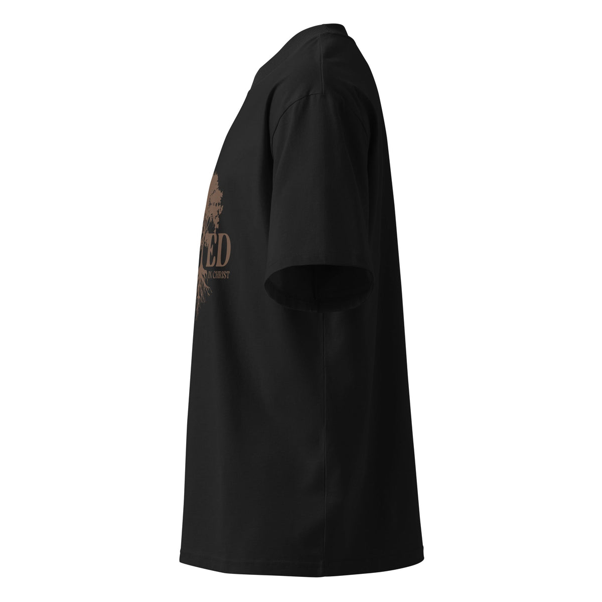 Unisex Organic Oversized High Neck T-Shirt