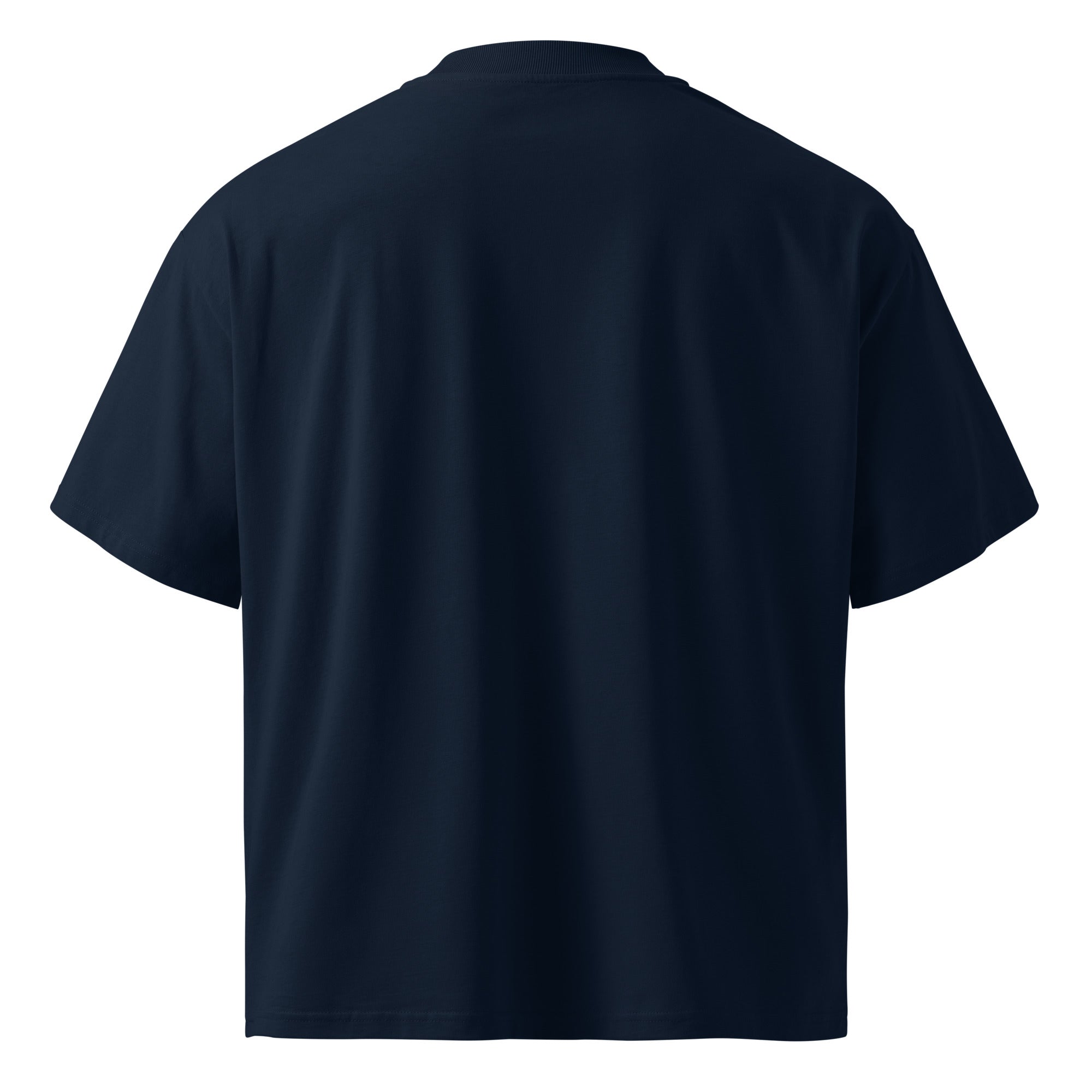 Unisex Organic Oversized High Neck T-Shirt