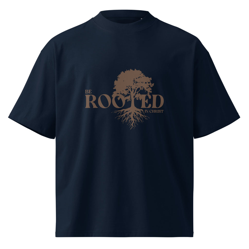 Unisex Organic Oversized High Neck T-Shirt