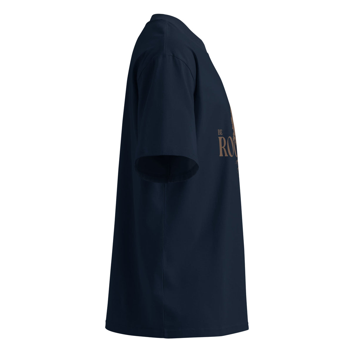 Unisex Organic Oversized High Neck T-Shirt