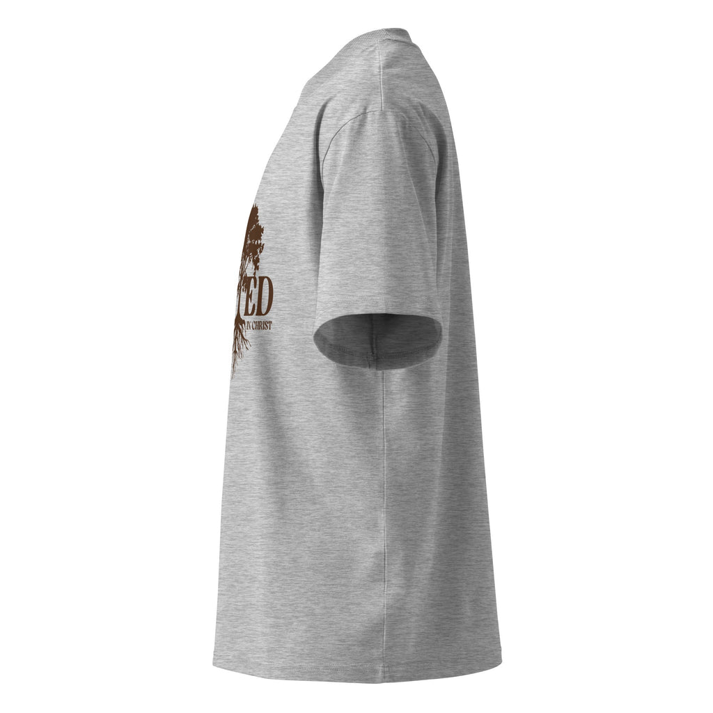 Unisex Organic Oversized High Neck T-Shirt