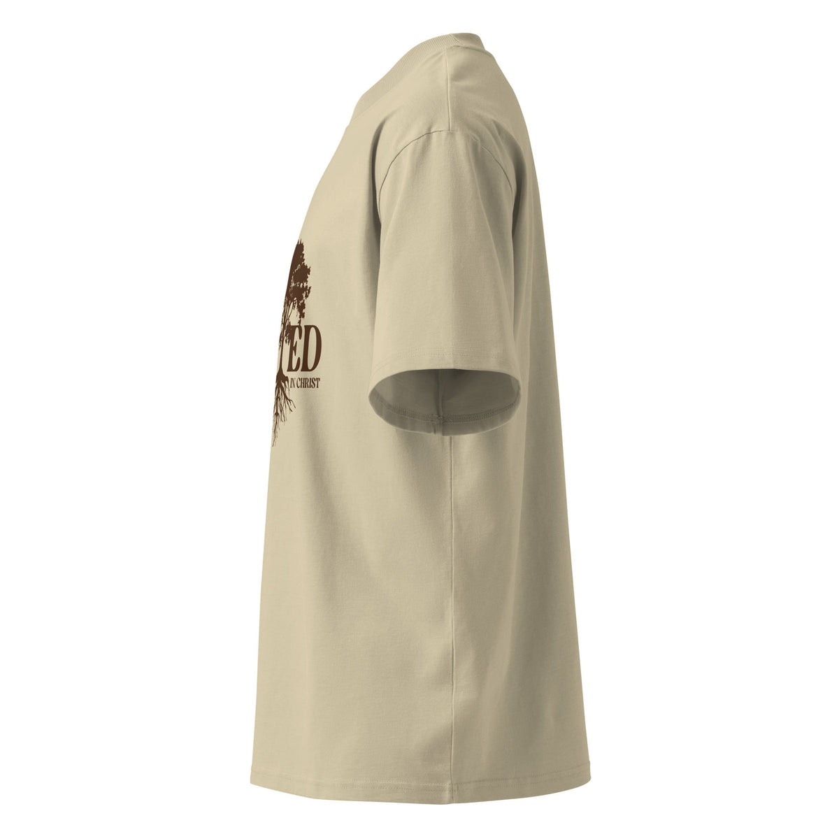 Unisex Organic Oversized High Neck T-Shirt