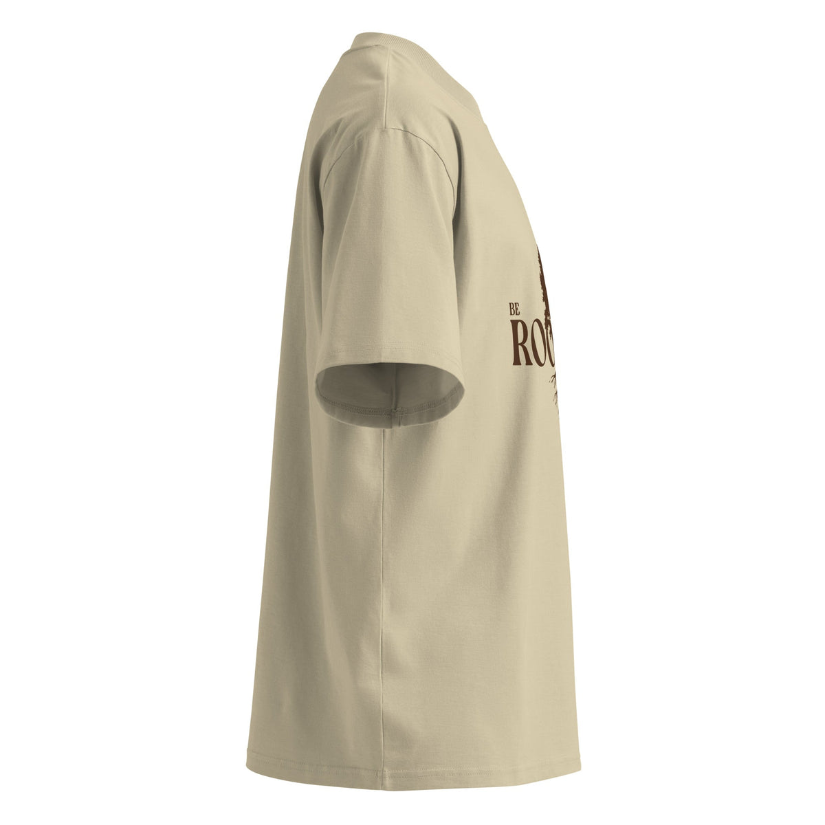 Unisex Organic Oversized High Neck T-Shirt