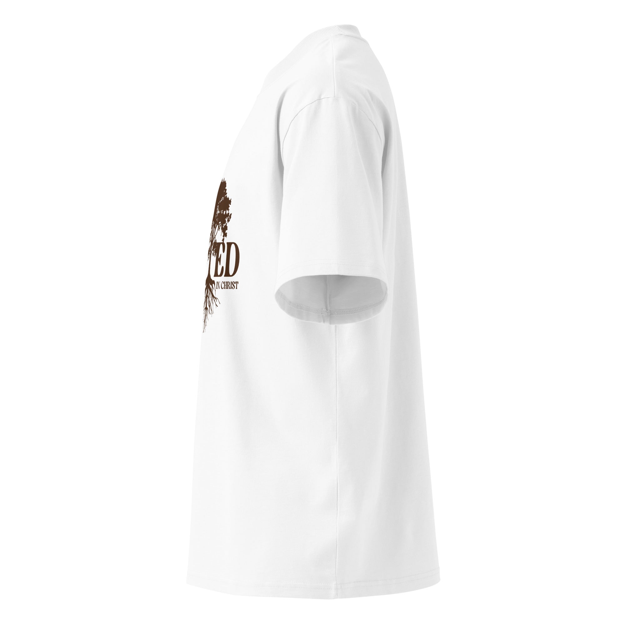 Unisex Organic Oversized High Neck T-Shirt