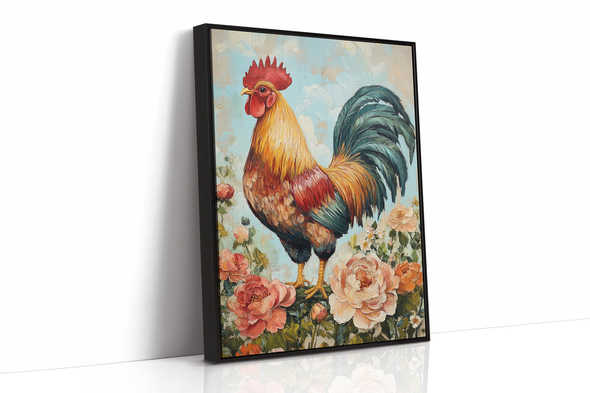 Sunlit Rooster