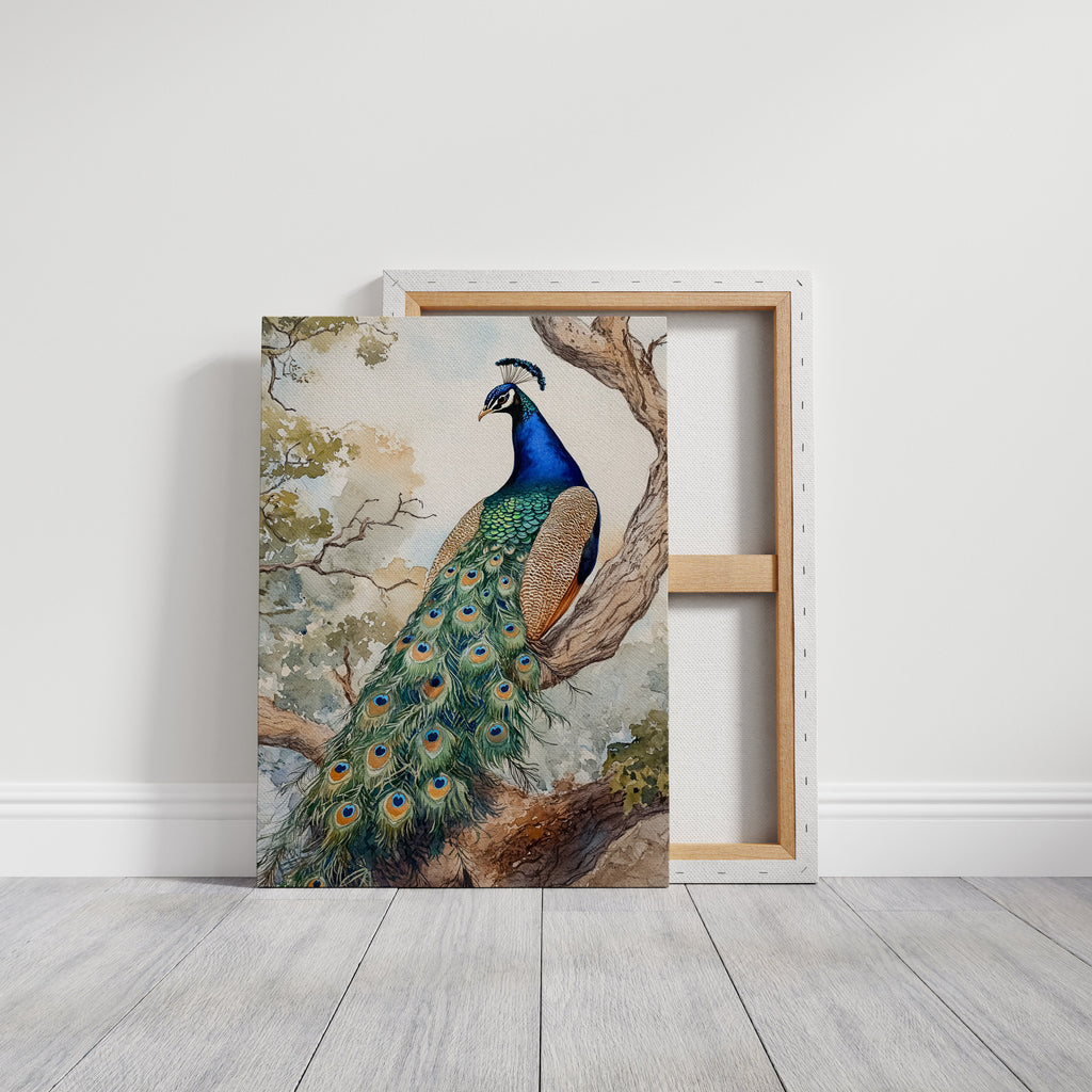 Emerald Peacock Elegance