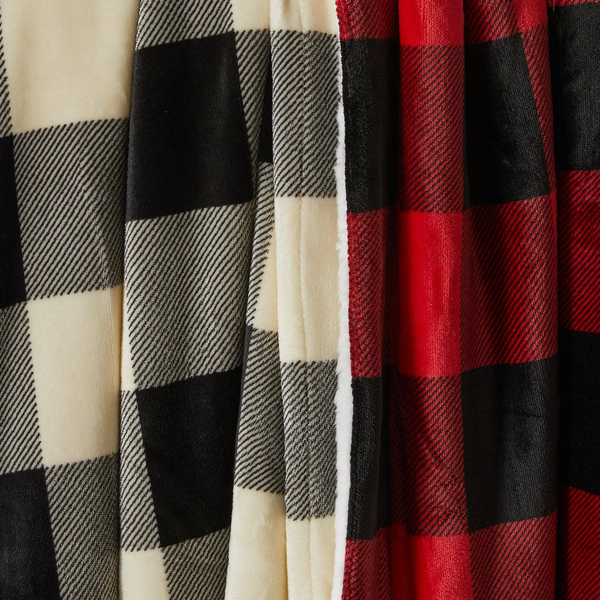 Velvet Plush Sherpa Luxury Bed Blanket - Kinsley Collection - Quarter Circle AK Boutique