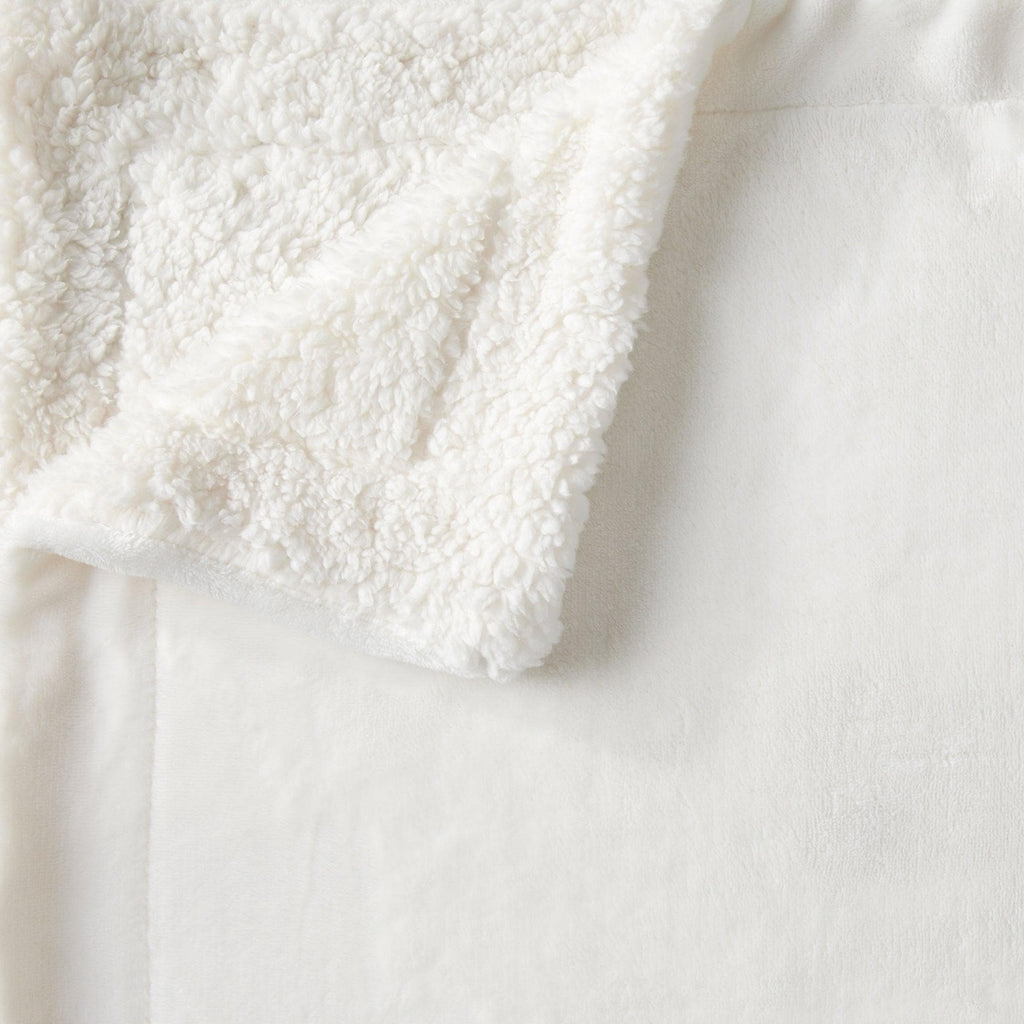 Velvet Plush Sherpa Luxury Bed Blanket - Kinsley Collection - Quarter Circle AK Boutique
