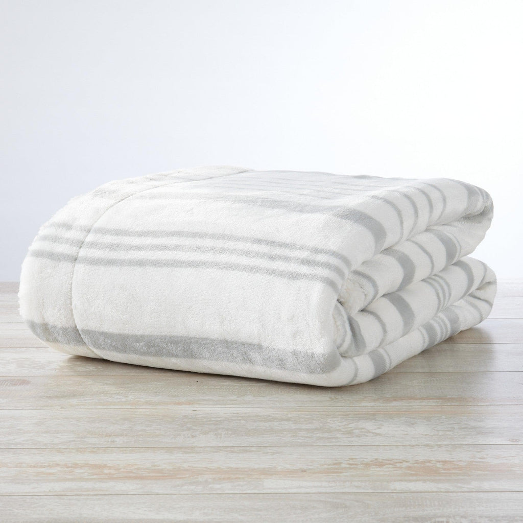Velvet Plush Sherpa Luxury Bed Blanket - Kinsley Collection - Quarter Circle AK Boutique