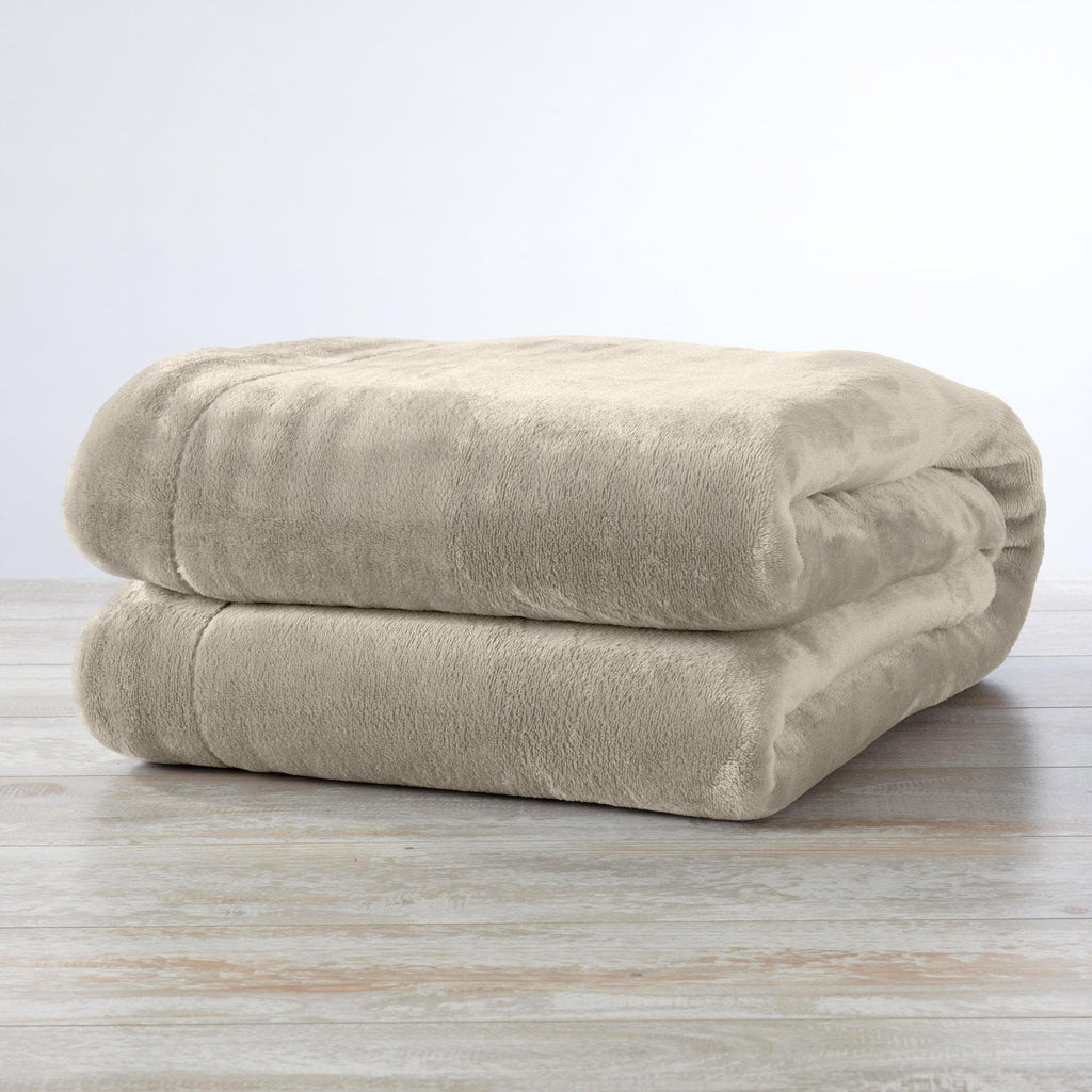 Velvet Plush Sherpa Luxury Bed Blanket - Kinsley Collection - Quarter Circle AK Boutique