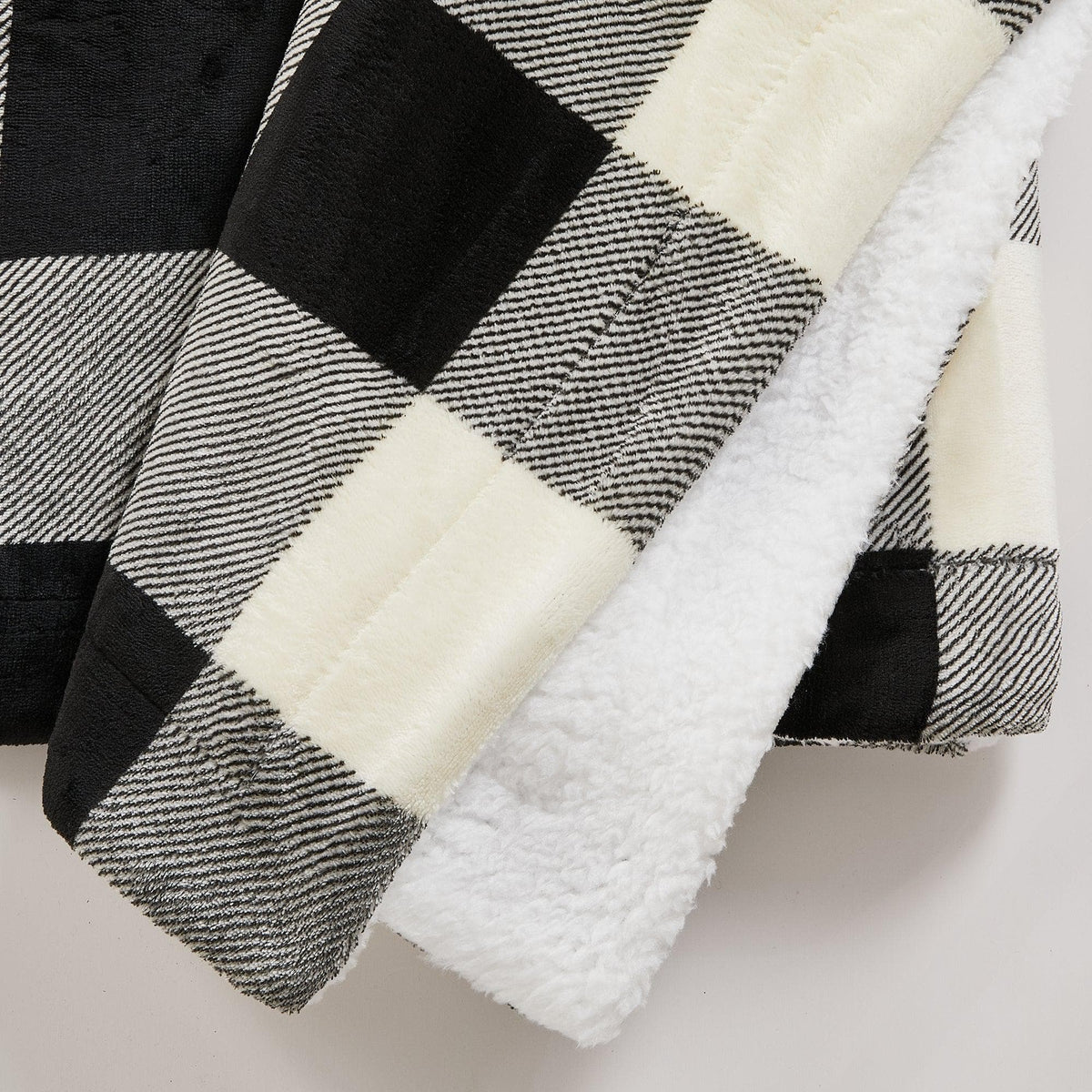 Velvet Plush Sherpa Luxury Bed Blanket - Kinsley Collection - Quarter Circle AK Boutique