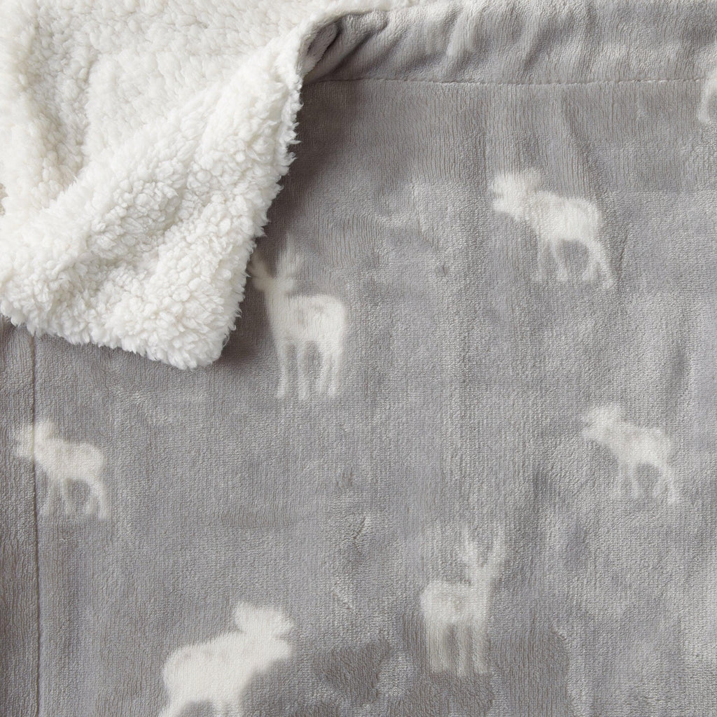 Velvet Plush Sherpa Luxury Bed Blanket - Kinsley Collection - Quarter Circle AK Boutique