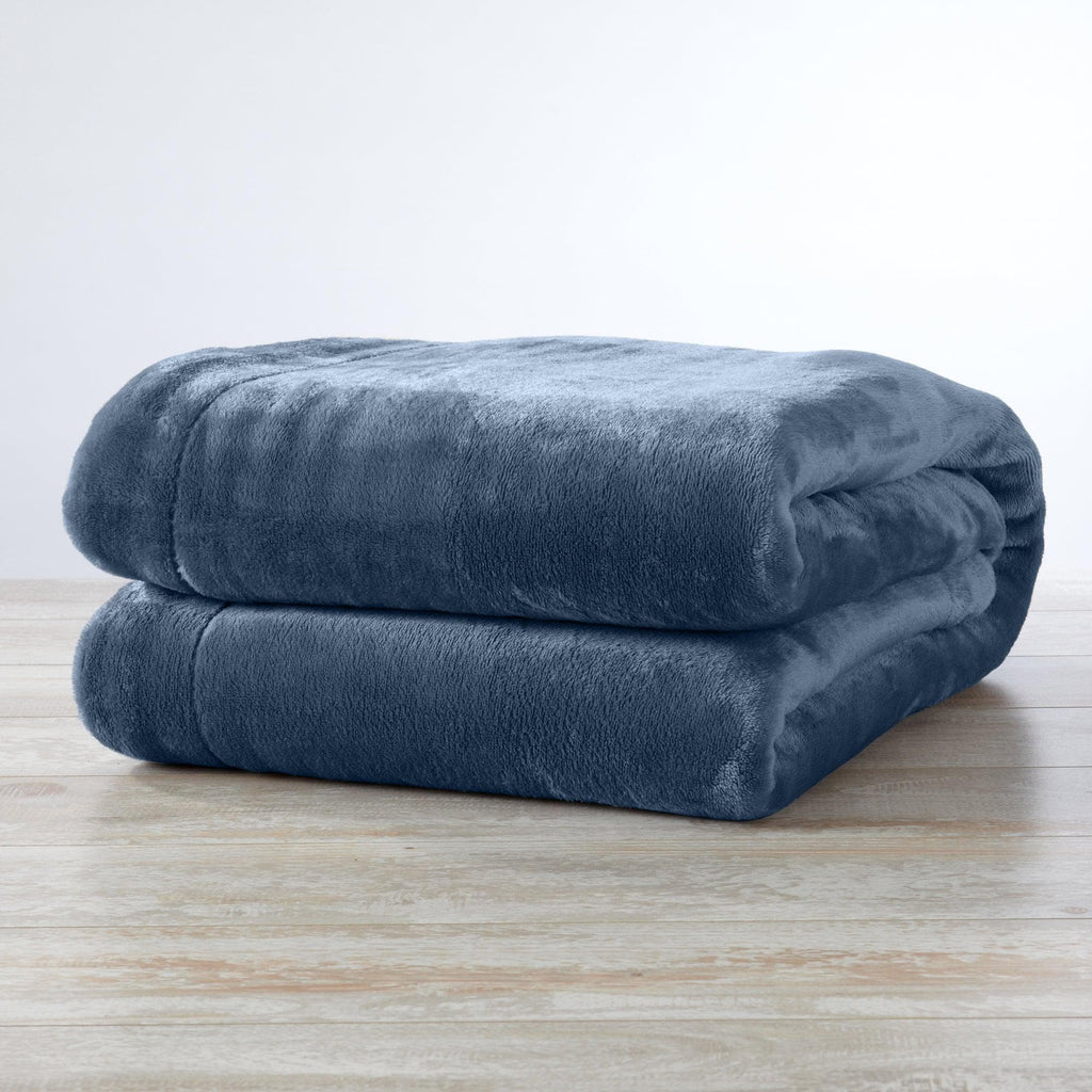 Velvet Plush Sherpa Luxury Bed Blanket - Kinsley Collection - Quarter Circle AK Boutique