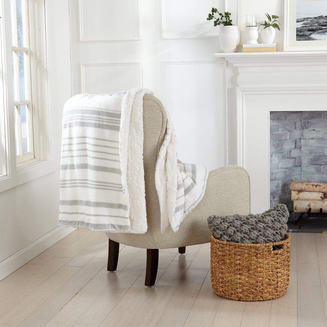 Velvet Plush Sherpa Luxury Bed Blanket - Kinsley Collection - Quarter Circle AK Boutique