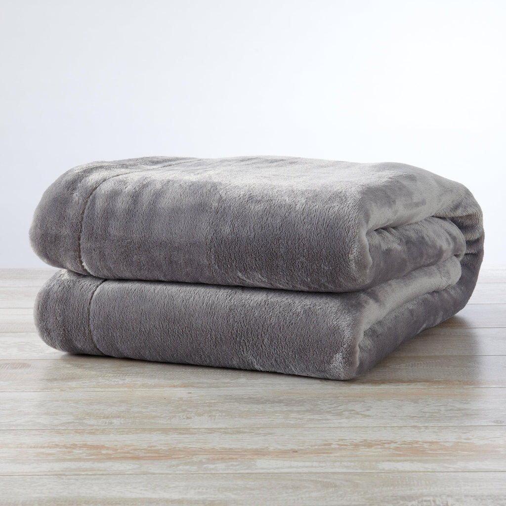 Velvet Plush Sherpa Luxury Bed Blanket - Kinsley Collection - Quarter Circle AK Boutique