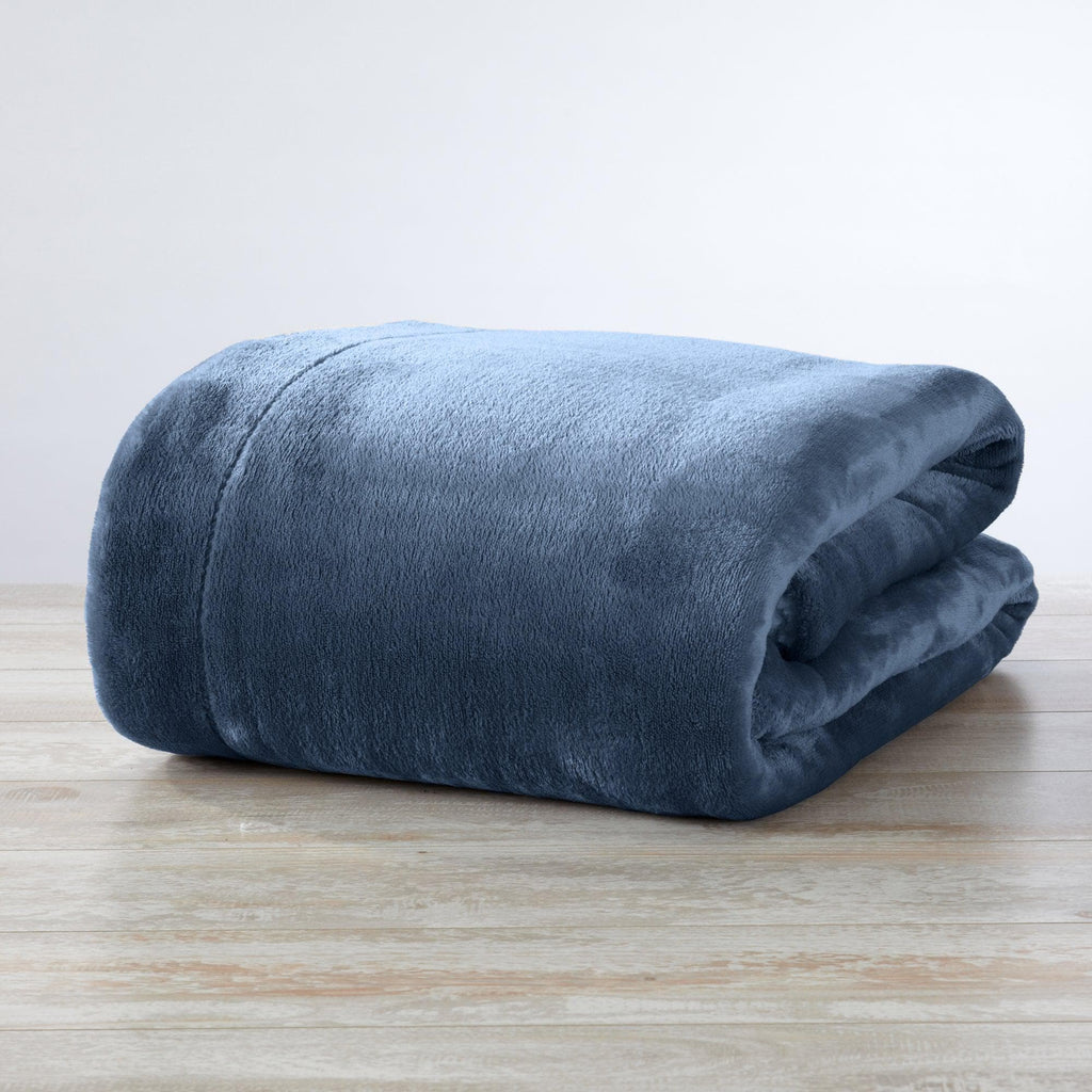 Velvet Plush Sherpa Luxury Bed Blanket - Kinsley Collection - Quarter Circle AK Boutique
