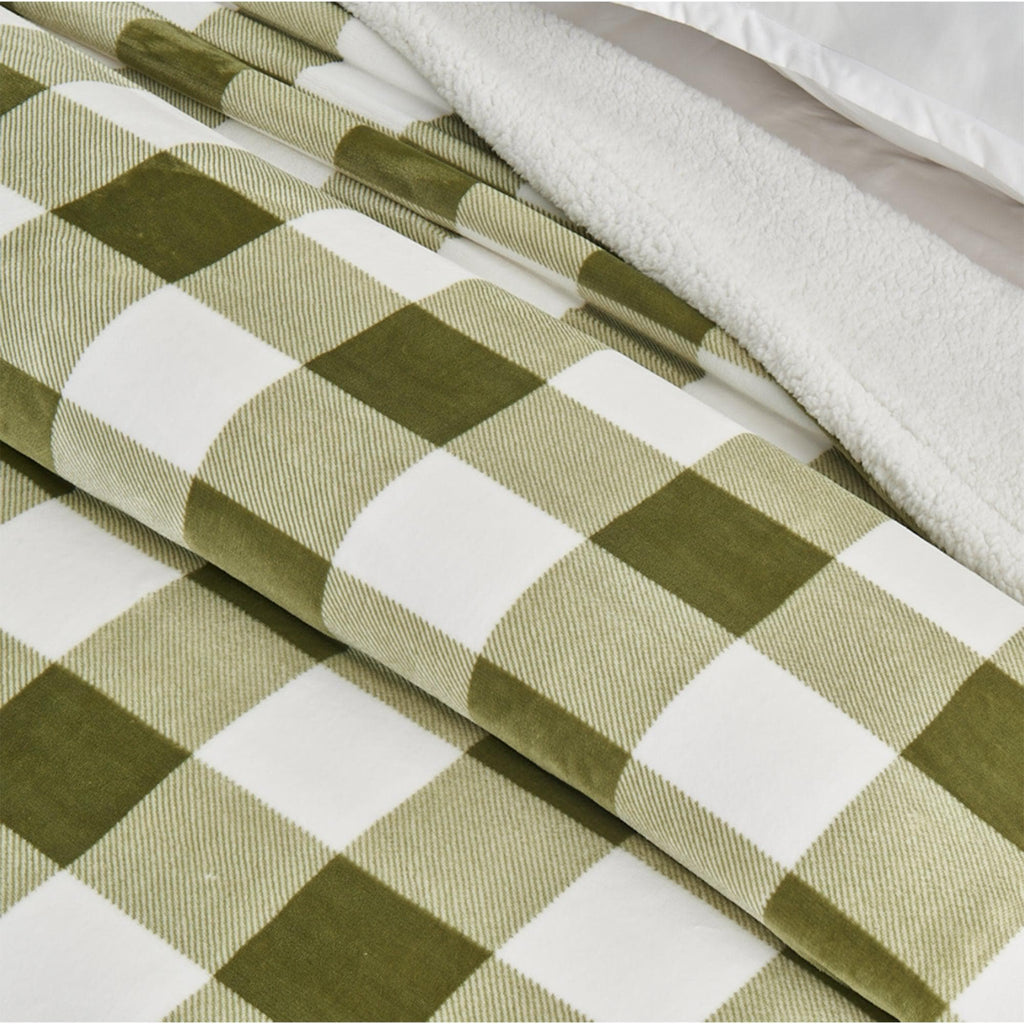 Velvet Plush Sherpa Luxury Bed Blanket - Kinsley Collection - Quarter Circle AK Boutique