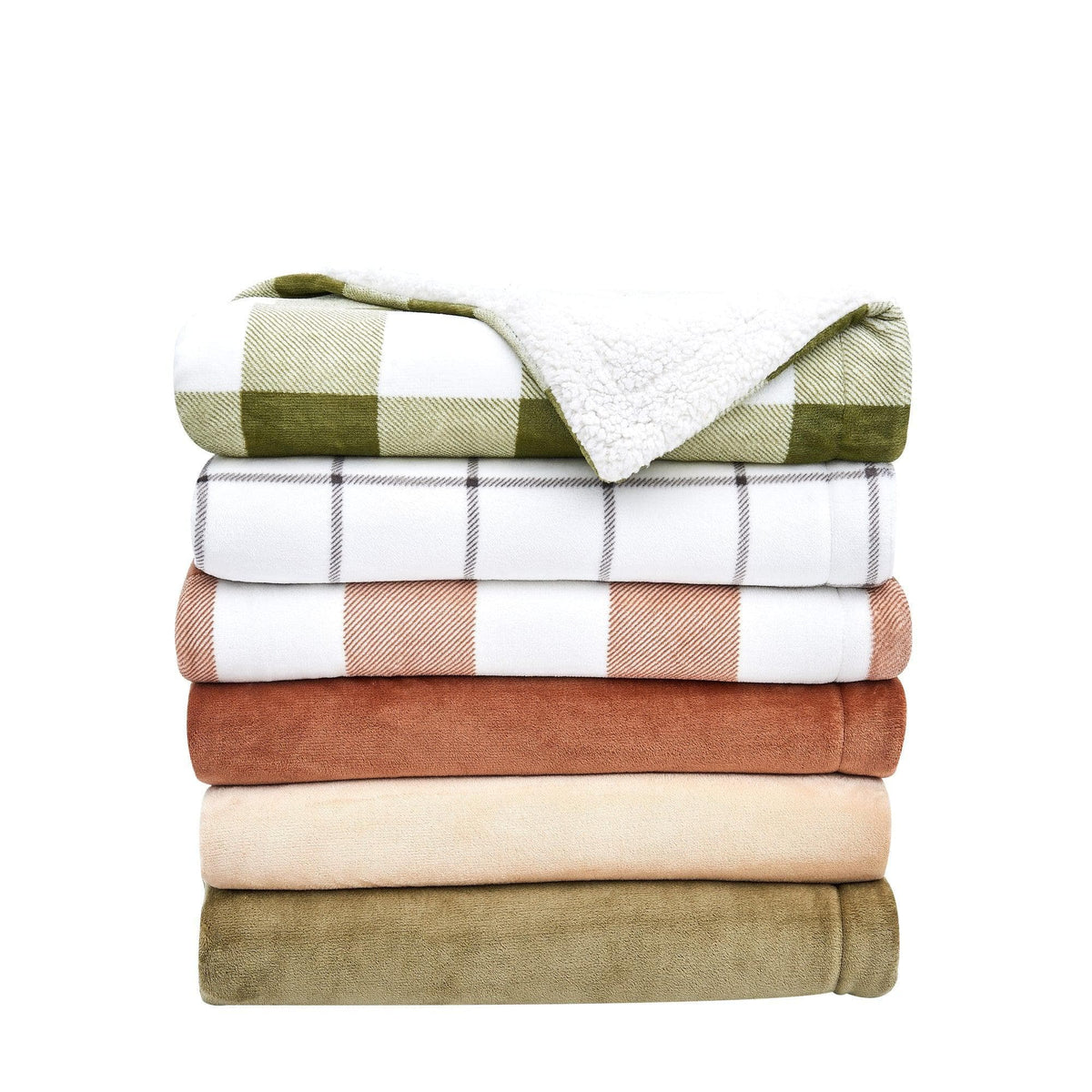 Velvet Plush Sherpa Luxury Bed Blanket - Kinsley Collection - Quarter Circle AK Boutique