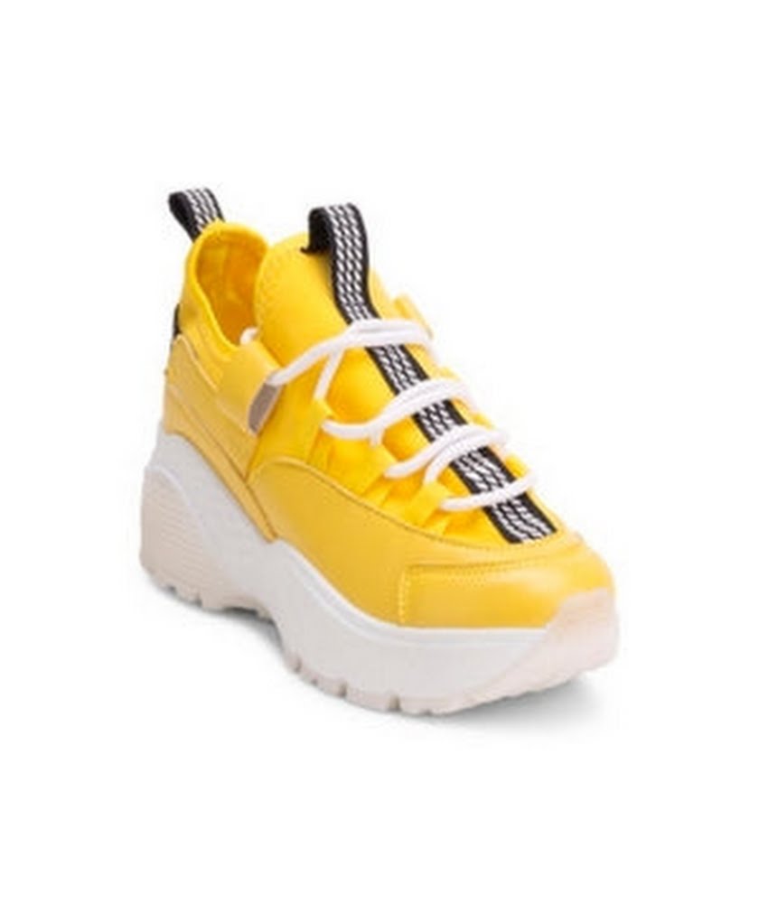 Wanted Chunky Bottom Lace up Jogger Womens Shoes, Size 9 - Quarter Circle AK Boutique