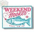 Weekend Hooker UV Printed Embroidery Look Patch - Quarter Circle AK Boutique