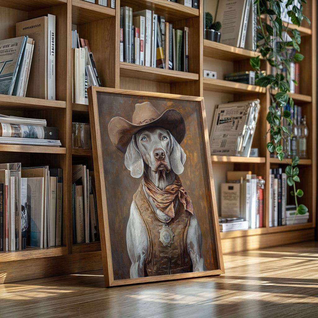 Weimaraner Desert Deputy - Quarter Circle AK Boutique