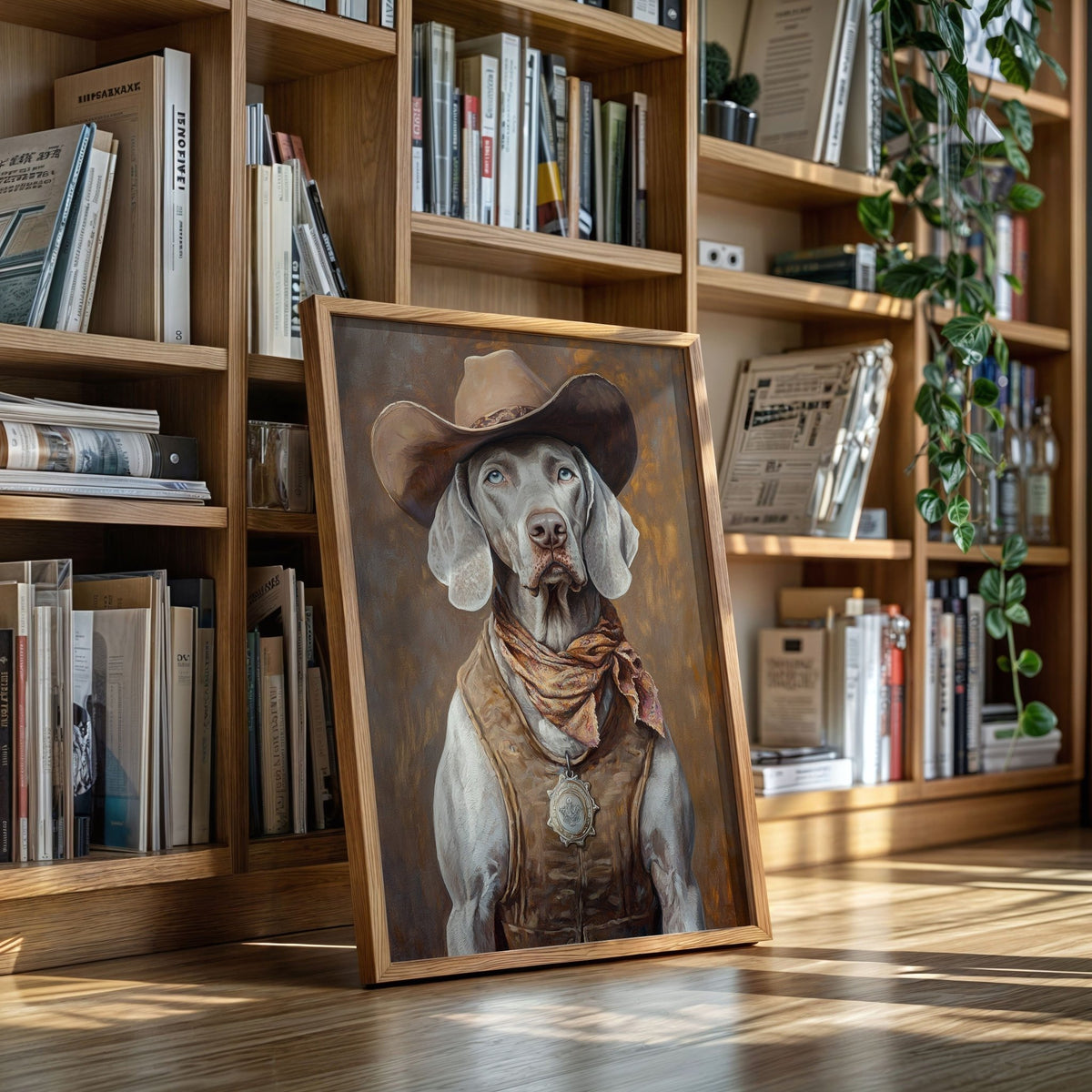 Weimaraner Desert Deputy - Quarter Circle AK Boutique