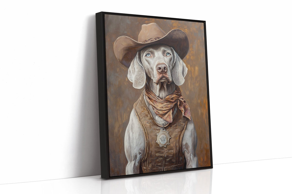 Weimaraner Desert Deputy - Quarter Circle AK Boutique