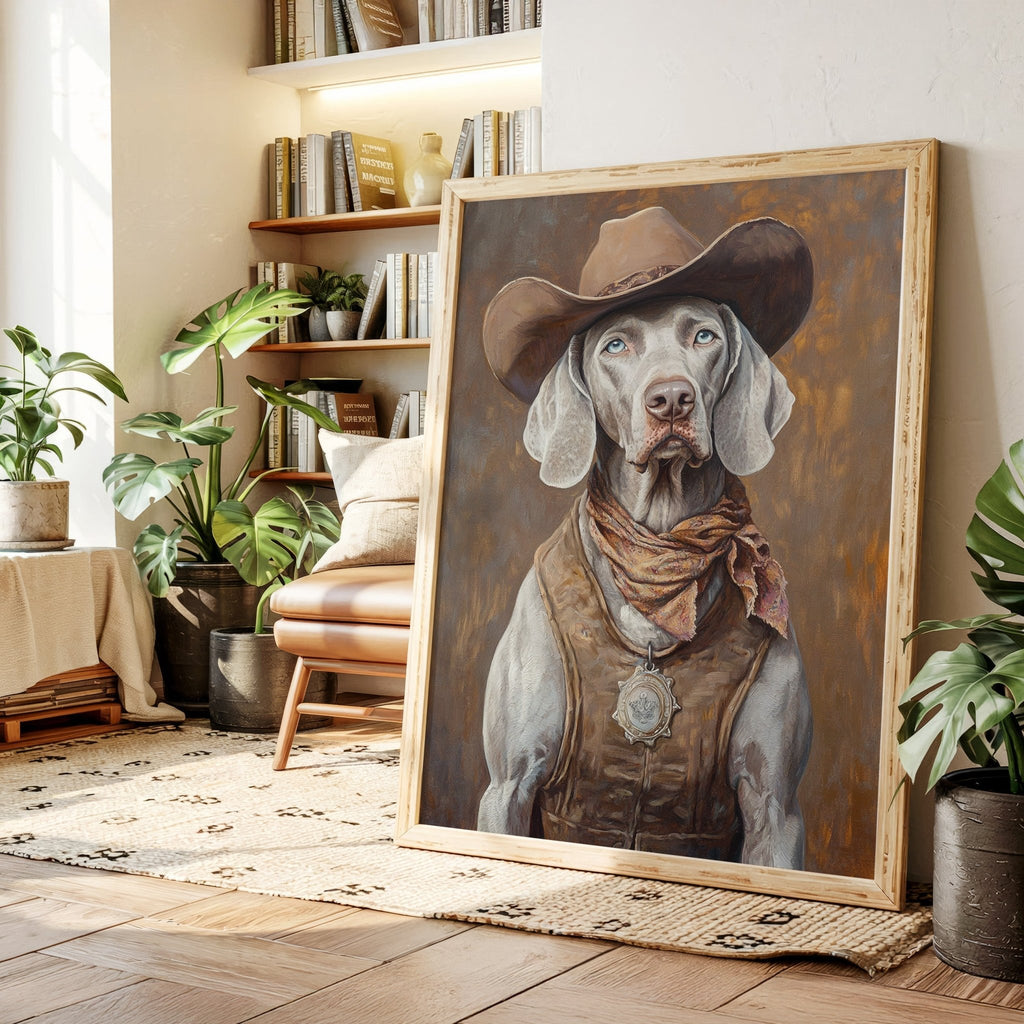 Weimaraner Desert Deputy - Quarter Circle AK Boutique