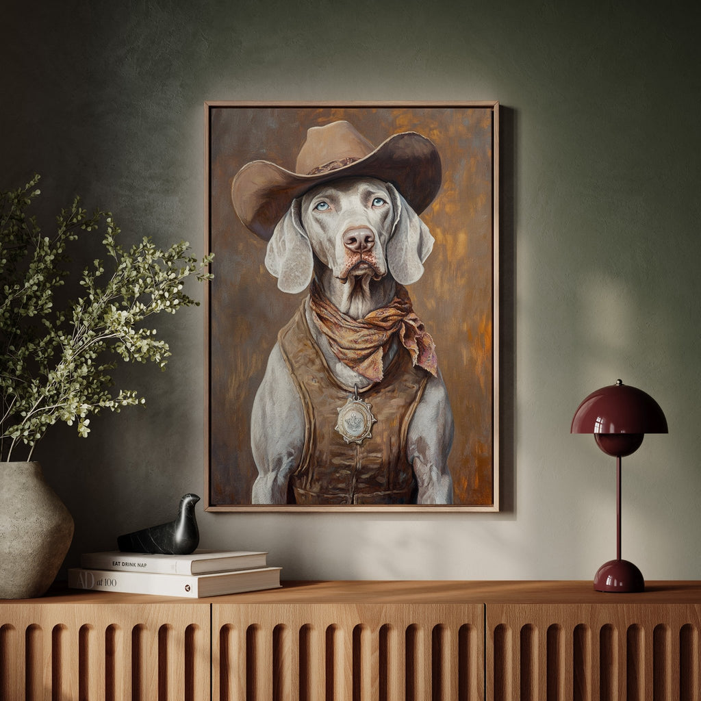 Weimaraner Desert Deputy - Quarter Circle AK Boutique