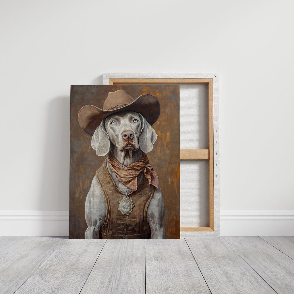 Weimaraner Desert Deputy - Quarter Circle AK Boutique