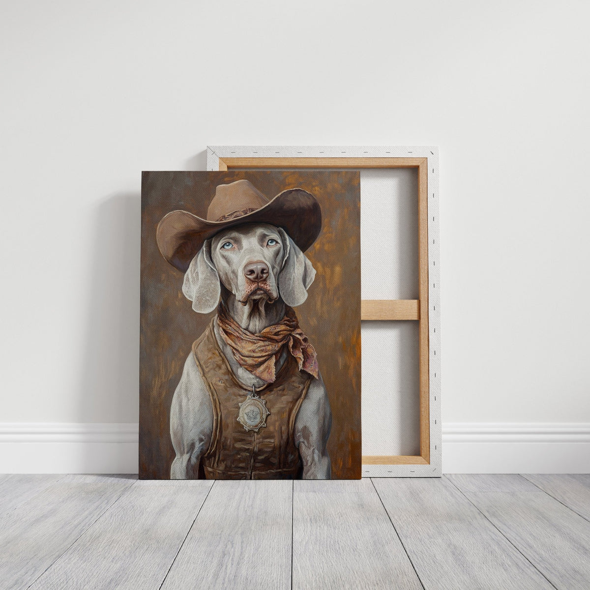 Weimaraner Desert Deputy - Quarter Circle AK Boutique
