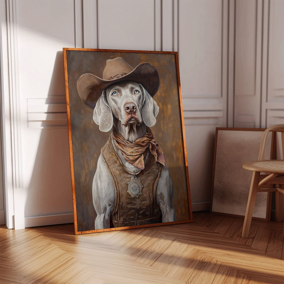 Weimaraner Desert Deputy - Quarter Circle AK Boutique