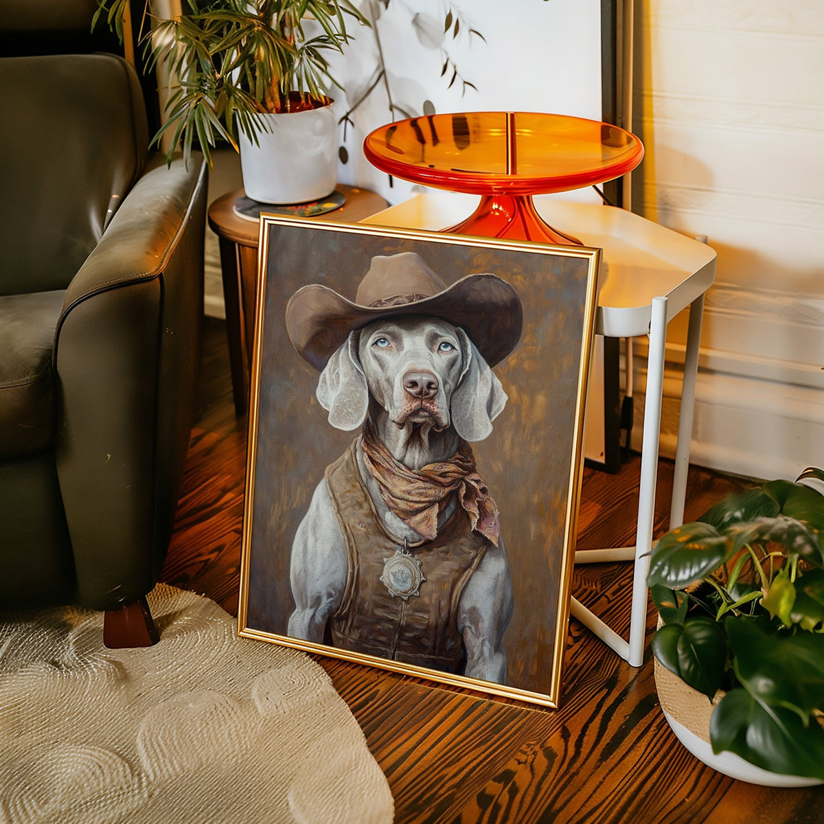 Weimaraner Desert Deputy - Quarter Circle AK Boutique