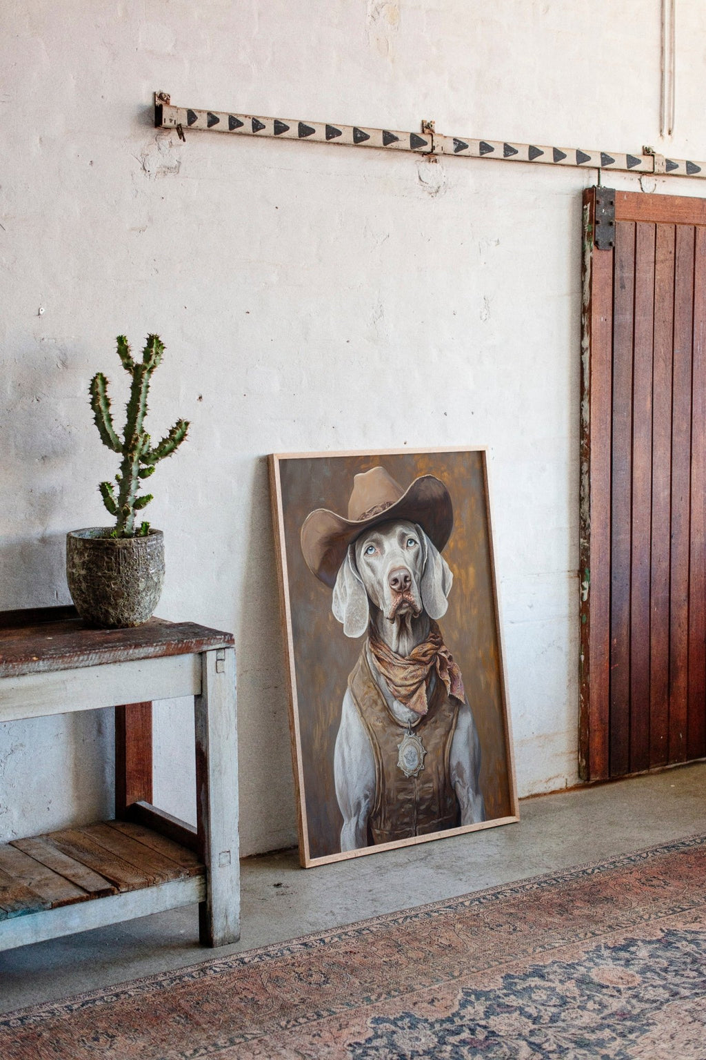 Weimaraner Desert Deputy - Quarter Circle AK Boutique