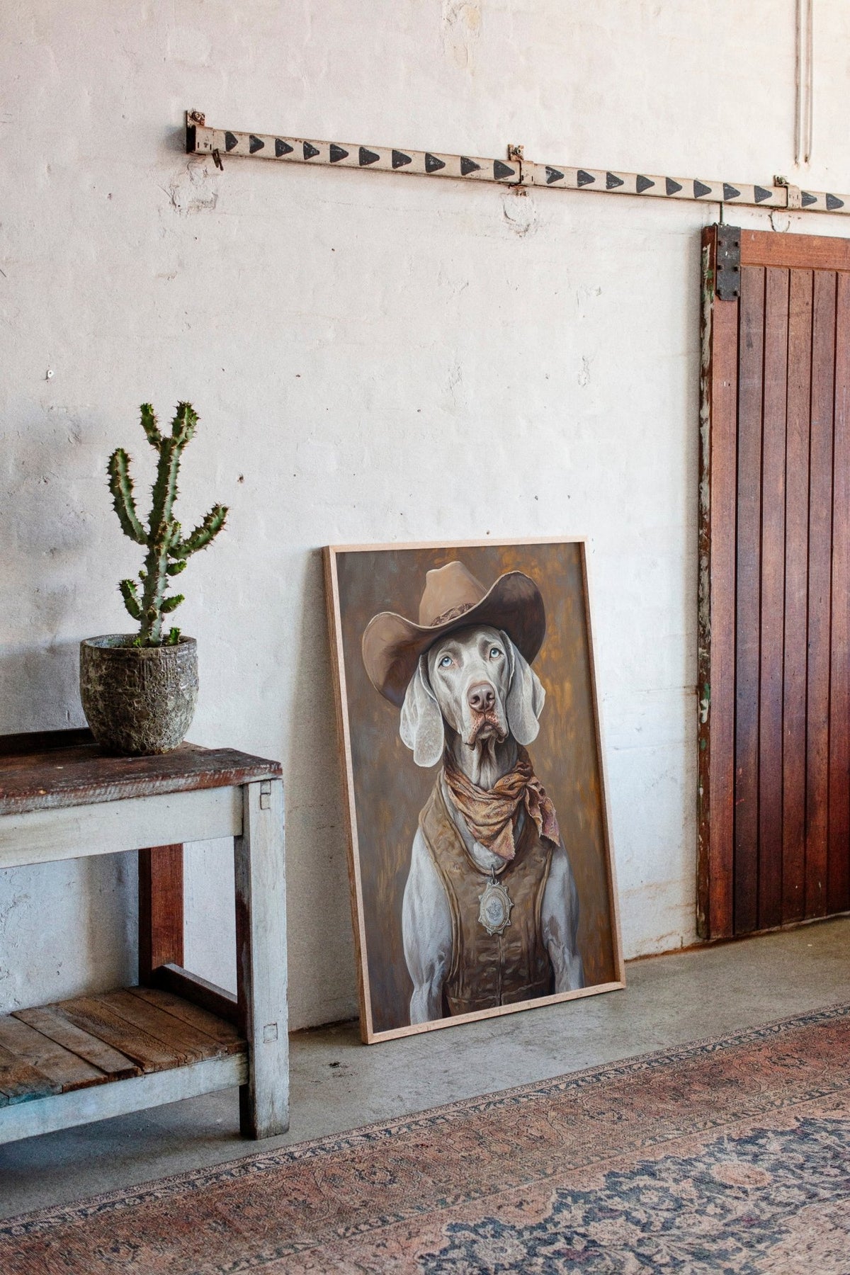 Weimaraner Desert Deputy - Quarter Circle AK Boutique