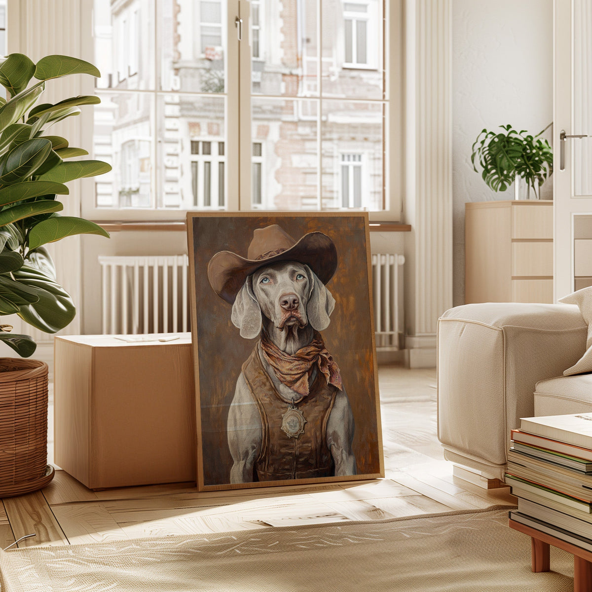 Weimaraner Desert Deputy - Quarter Circle AK Boutique