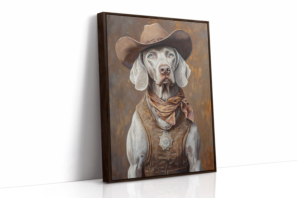 Weimaraner Desert Deputy - Quarter Circle AK Boutique