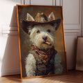 West Highland White Terrier Gunslinger - Quarter Circle AK Boutique
