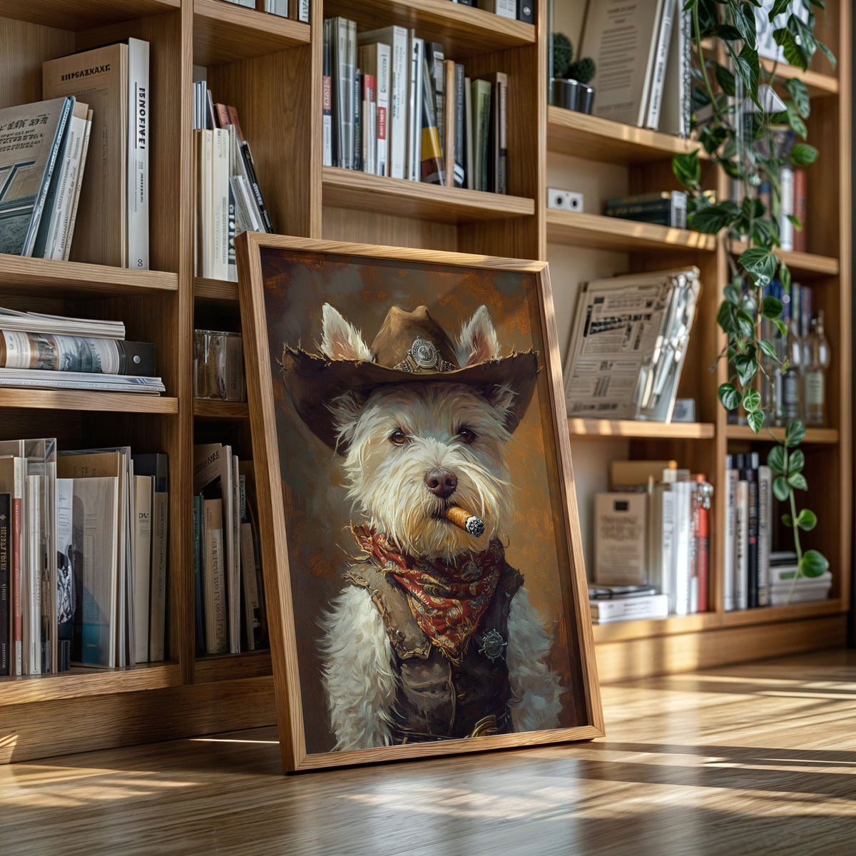 West Highland White Terrier Gunslinger - Quarter Circle AK Boutique