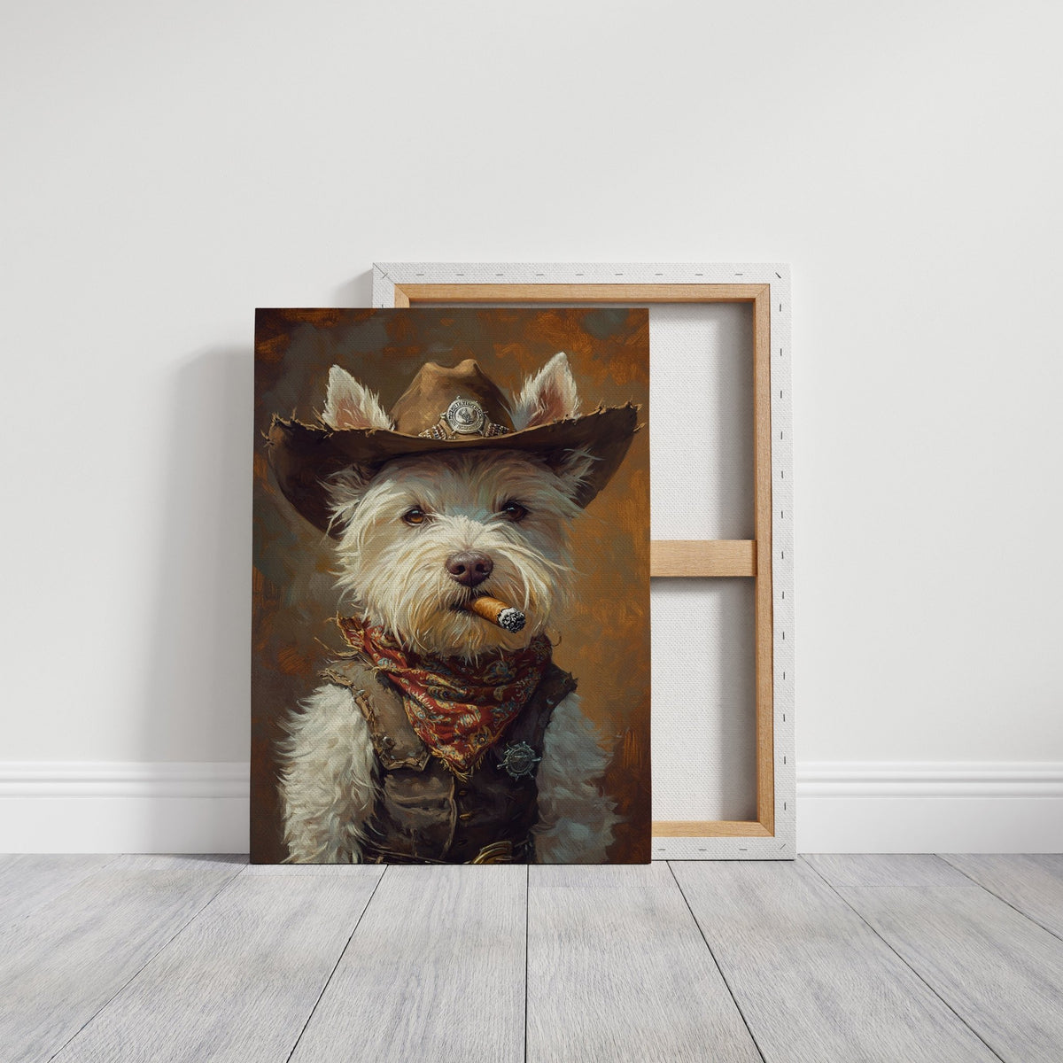 West Highland White Terrier Gunslinger - Quarter Circle AK Boutique
