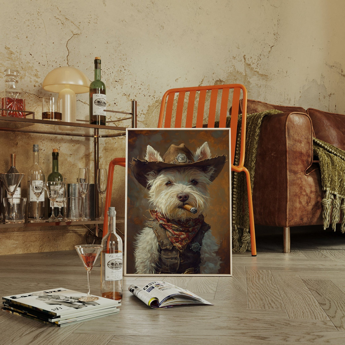 West Highland White Terrier Gunslinger - Quarter Circle AK Boutique