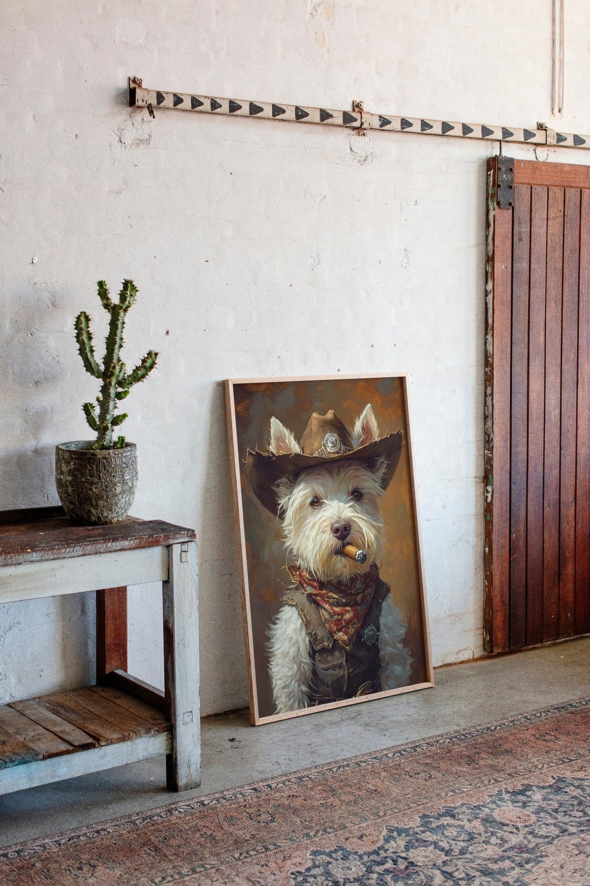 West Highland White Terrier Gunslinger - Quarter Circle AK Boutique