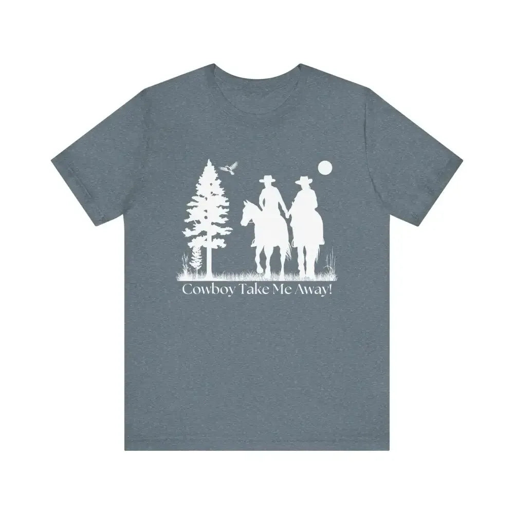 Western T-Shirt, Couples Tee, Country Style Horse Lover Shirt