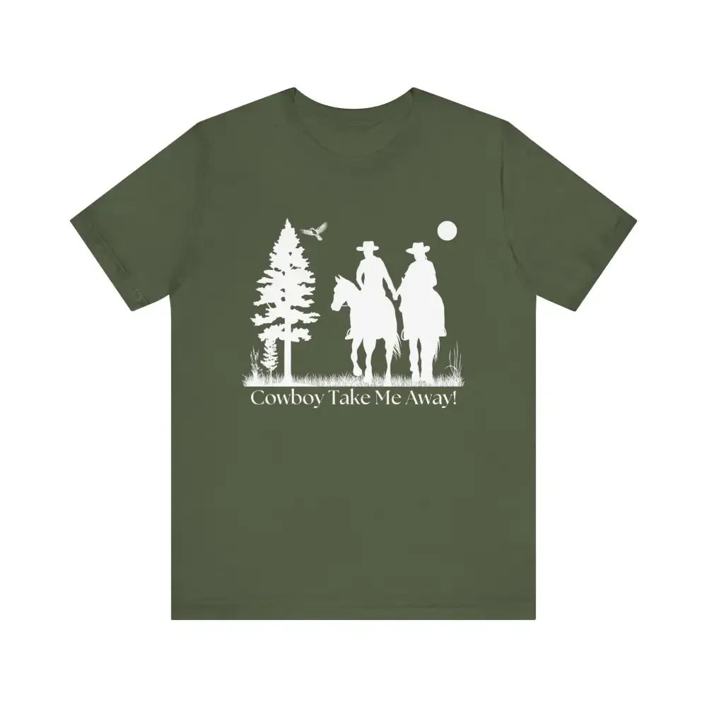 Western T-Shirt, Couples Tee, Country Style Horse Lover Shirt