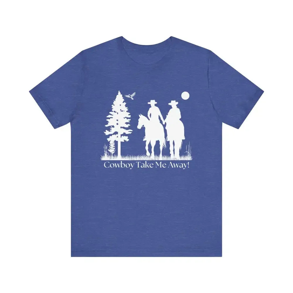 Western T-Shirt, Couples Tee, Country Style Horse Lover Shirt