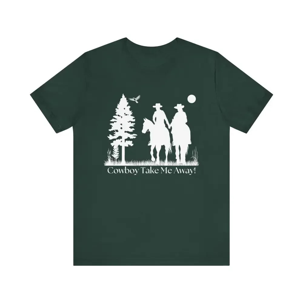 Western T-Shirt, Couples Tee, Country Style Horse Lover Shirt