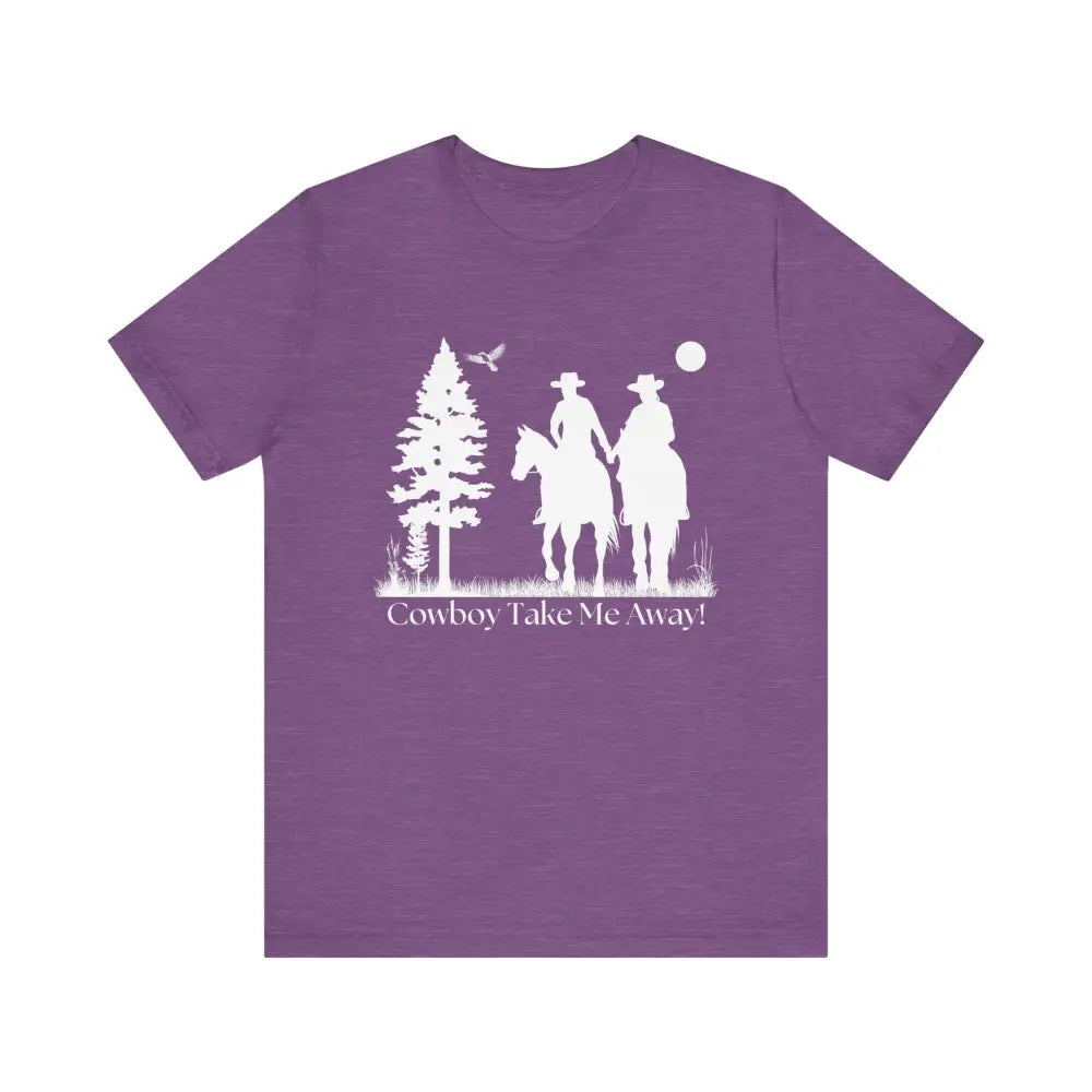 Western T-Shirt, Couples Tee, Country Style Horse Lover Shirt