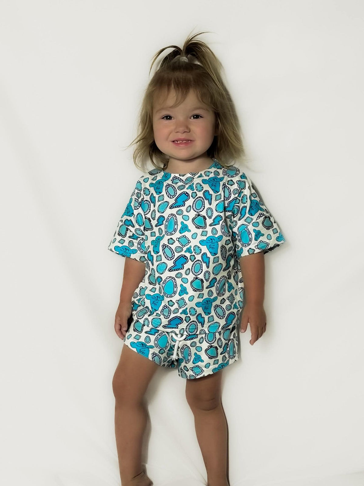 Western turquoise lounge set - Quarter Circle AK Boutique
